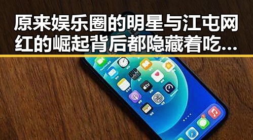 原来娱乐圈的明星与江屯网红的崛起背后都隐藏着吃瓜网在线看的秘密