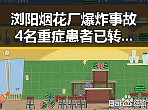 浏阳烟花厂爆炸事故4名重症患者已转为轻症引发明星内幕曝光引发网友热议